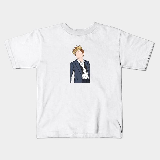 David Tennant Hamlet Kids T-Shirt by Hippogryph 